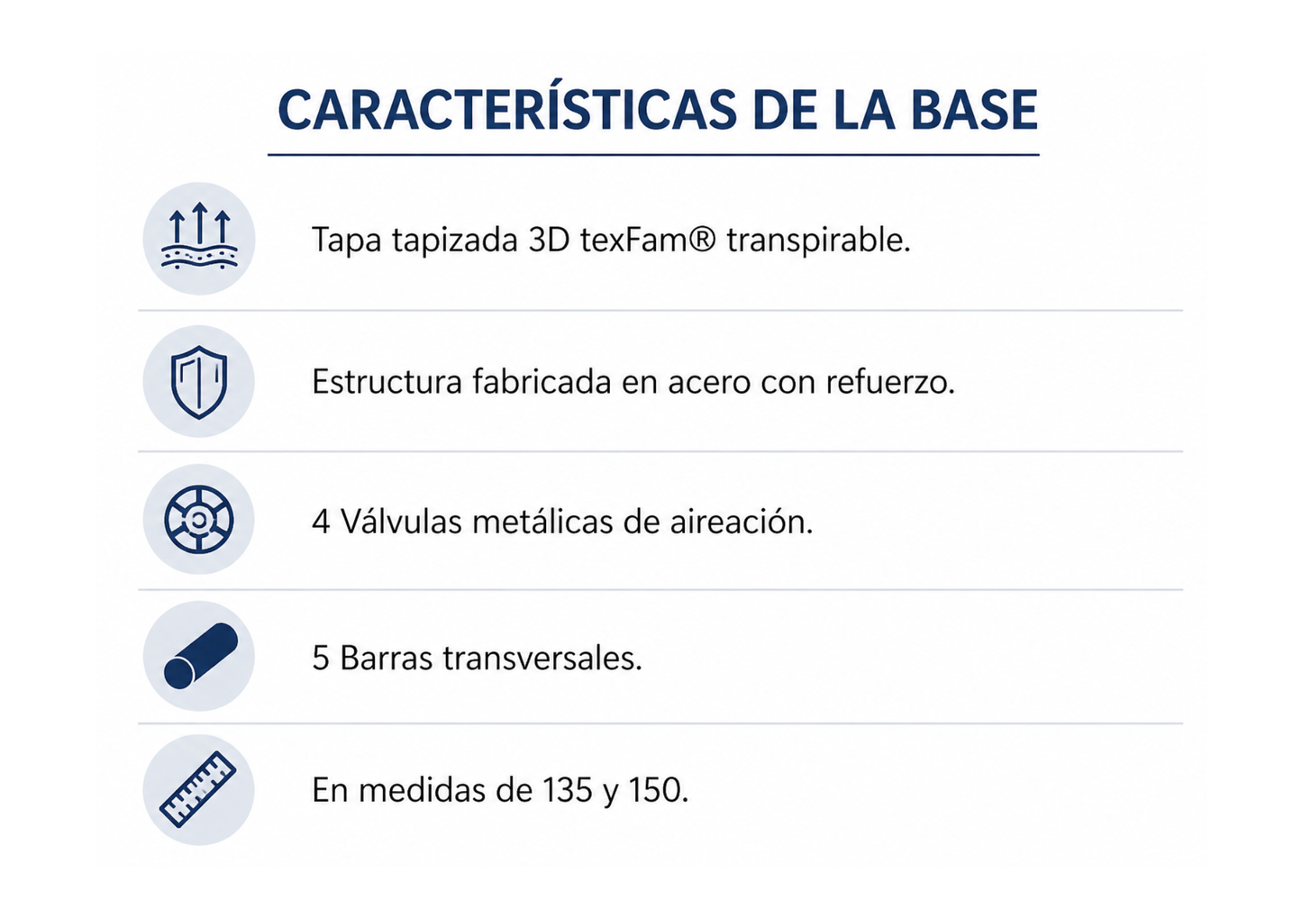 Base tapizada