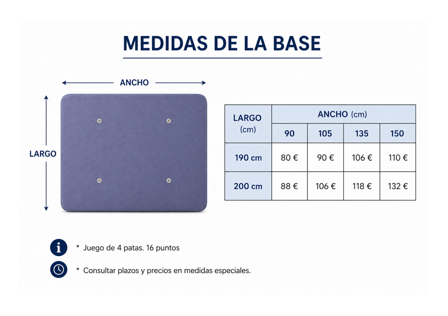 Base tapizada