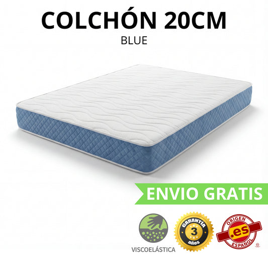 COLCHÓN VISCOLASTICO BLUE 20CM