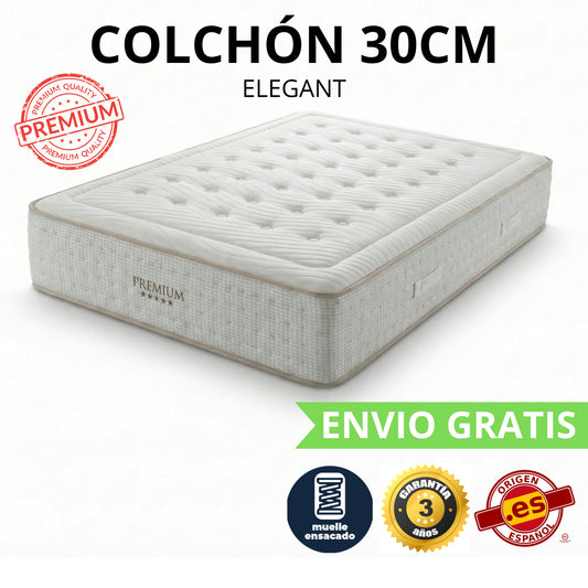 COLCHÓN ELEGANT 30 CM