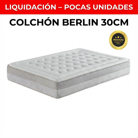 COLCHÓN BERLIN 30CM (MUELLES ENSACADOS)