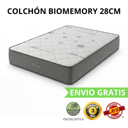 COLCHÓN BIOMEMORY 28CM