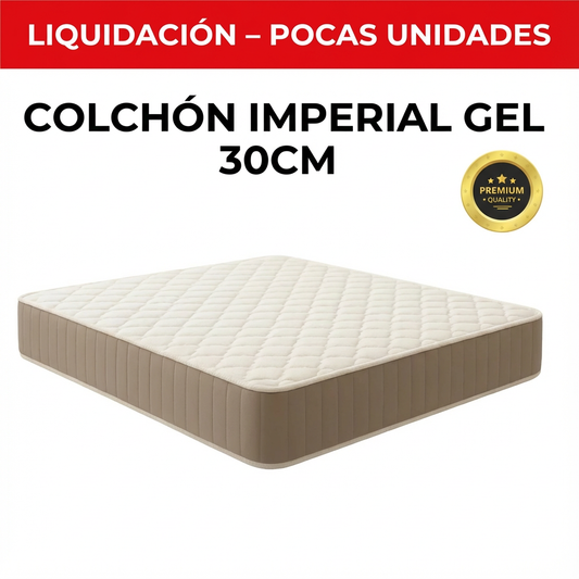 COLCHÓN IMPERIAL GEL (MUELLES ENSACADOS) 30CM